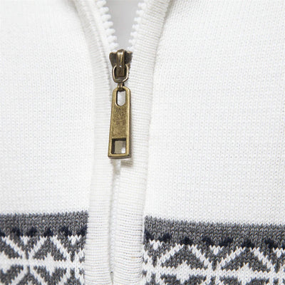Mocarra | Hochwertiger Pullover mit Retro-Muster