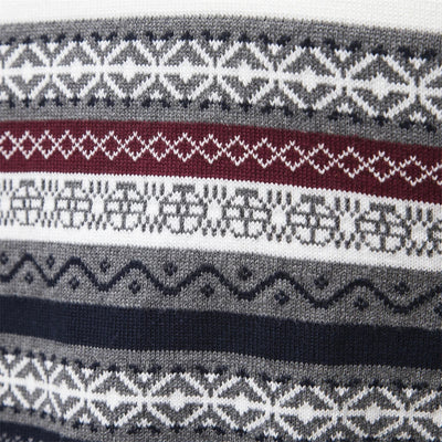 Mocarra | Hochwertiger Pullover mit Retro-Muster