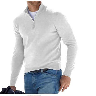 Mocarra | Pullover mit halbem Reißverschluss für Männer