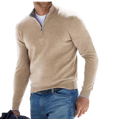 Mocarra | Pullover mit halbem Reißverschluss für Männer
