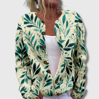 Rosalie – Cardigan mit Rosendruck