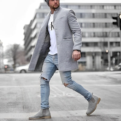 Crew - Eleganter Blazermantel für Männer