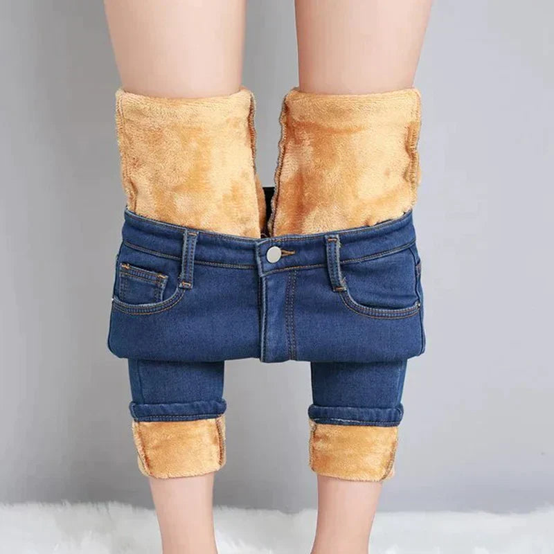 Lorena - Dehnbare Thermo-Jeans