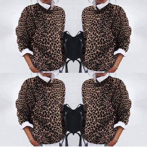 Mocarra | Top mit Leopardenmuster - Bluse nicht inbegriffen