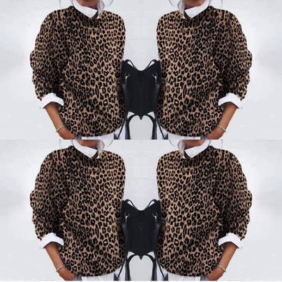 Mocarra | Top mit Leopardenmuster - Bluse nicht inbegriffen