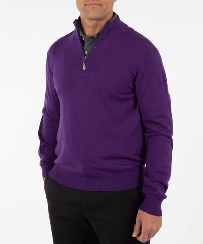 Mocarra | Slim-fit Pullover mit halbem Reißverschluss für Männer