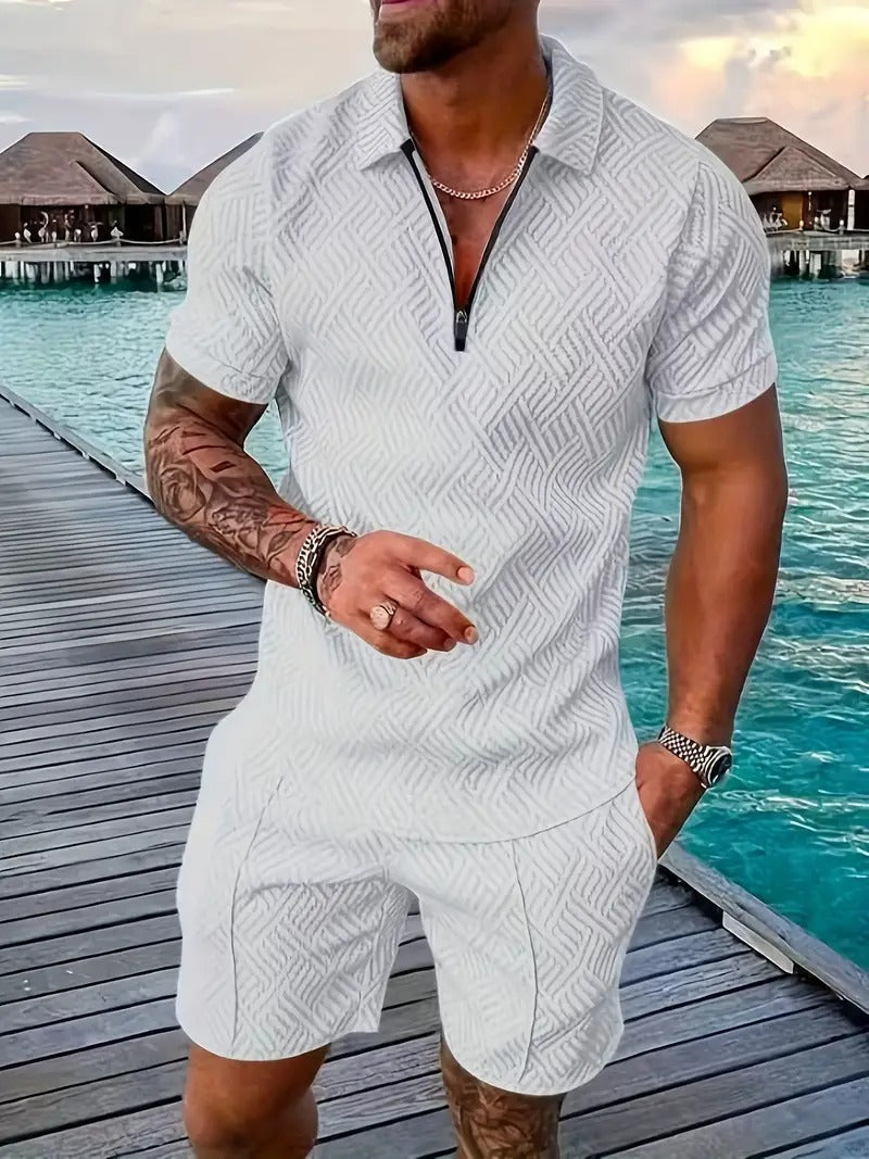 Wren | elegantes Zweiteiliges Sommerset für Männer mit Wendefunktion und bequemen Shorts