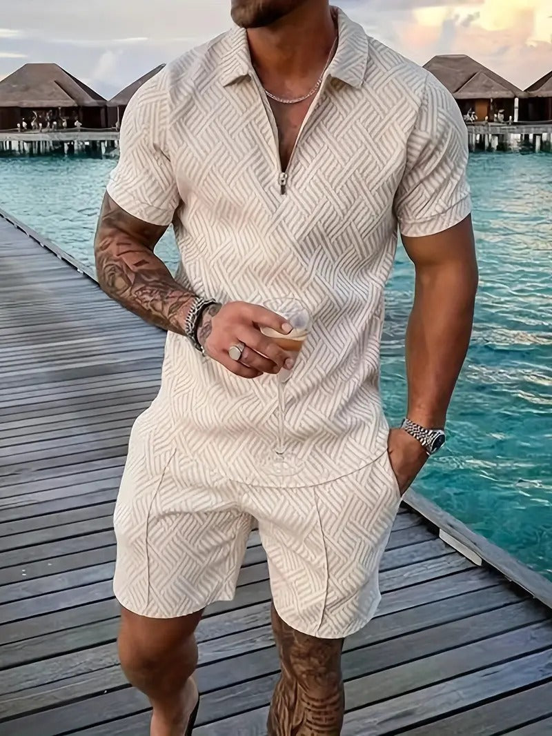 Wren | elegantes Zweiteiliges Sommerset für Männer mit Wendefunktion und bequemen Shorts