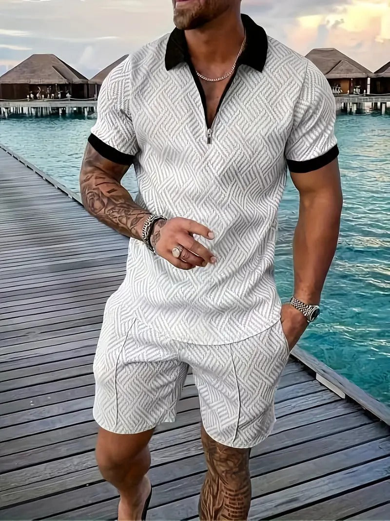 Wren | elegantes Zweiteiliges Sommerset für Männer mit Wendefunktion und bequemen Shorts
