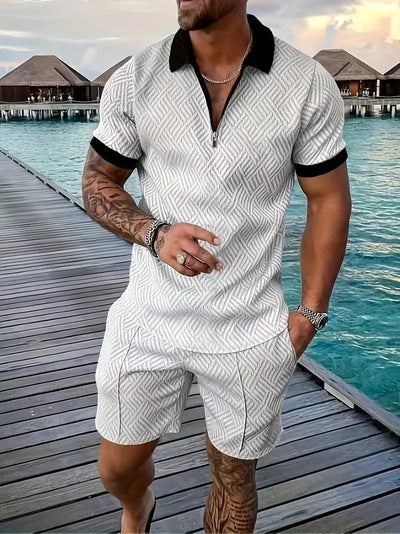 Wren | elegantes Zweiteiliges Sommerset für Männer mit Wendefunktion und bequemen Shorts