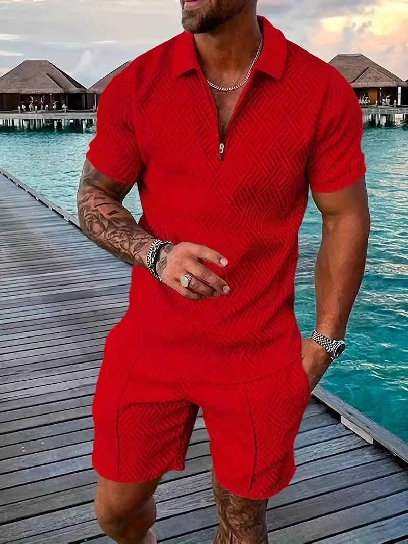 Wren | elegantes Zweiteiliges Sommerset für Männer mit Wendefunktion und bequemen Shorts