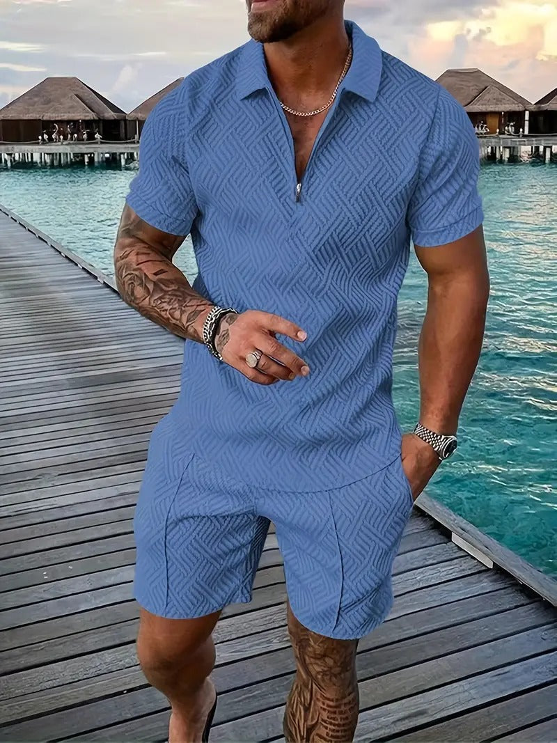 Wren | elegantes Zweiteiliges Sommerset für Männer mit Wendefunktion und bequemen Shorts