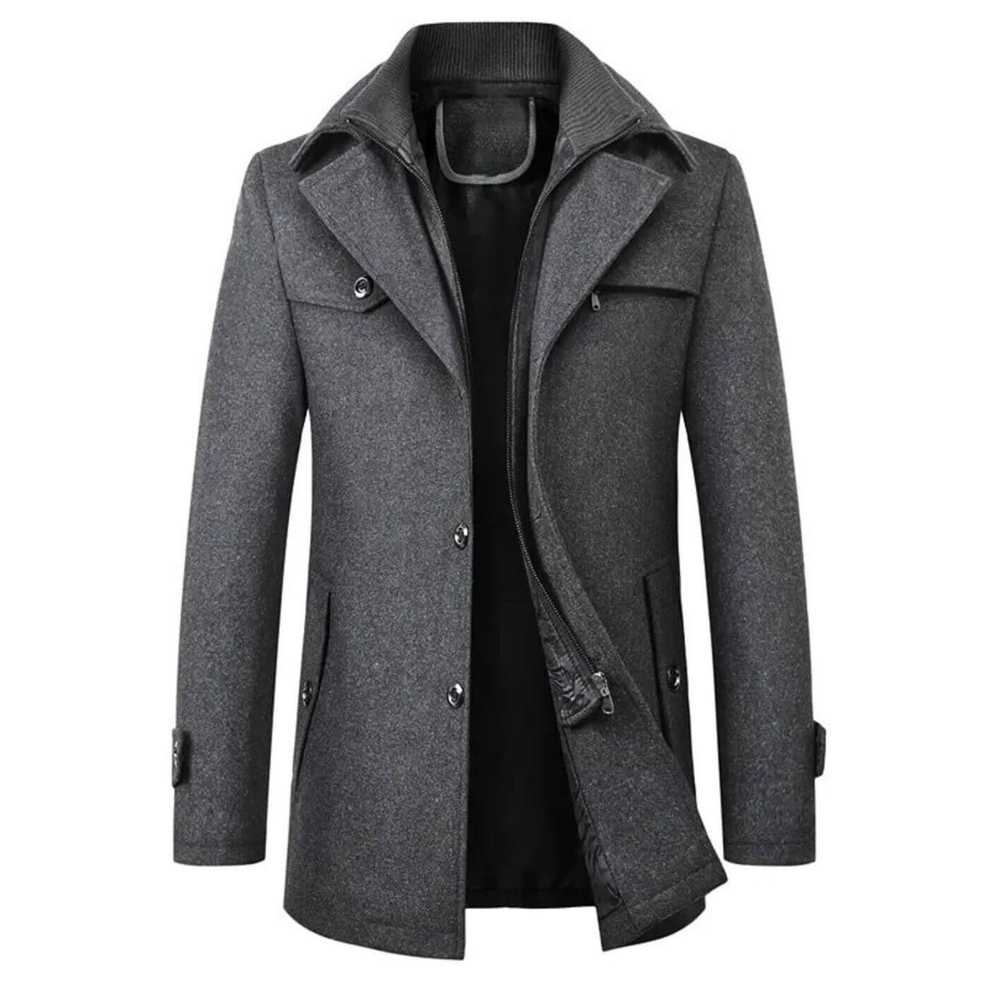 William - Herren Eleganter Mantel