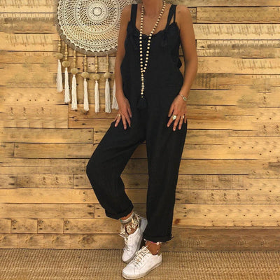 Jeannette - Retro-Vintage-Stil Jumpsuit
