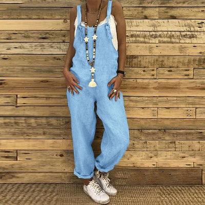 Jeannette - Retro-Vintage-Stil Jumpsuit
