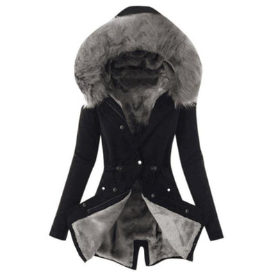 Elora™ – Flauschige Fell-Jacke