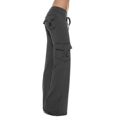 Mocarra | Elastische Cargo-Hose mit weitem Bein