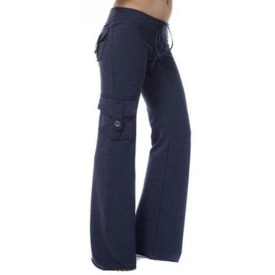 Mocarra | Elastische Cargo-Hose mit weitem Bein
