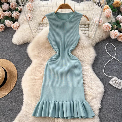 Mocarra | Sexy Paket Hüften Rüschen Minikleid Sommermode