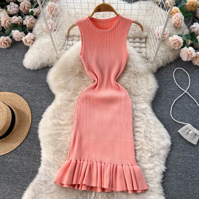 Mocarra | Sexy Paket Hüften Rüschen Minikleid Sommermode
