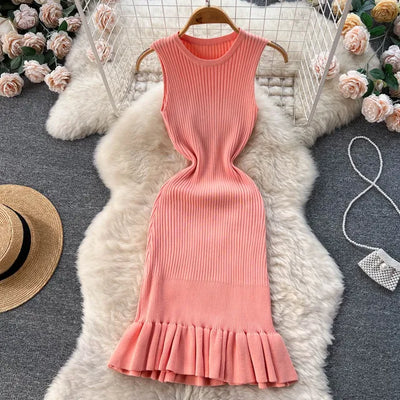 Mocarra | Sexy Paket Hüften Rüschen Minikleid Sommermode