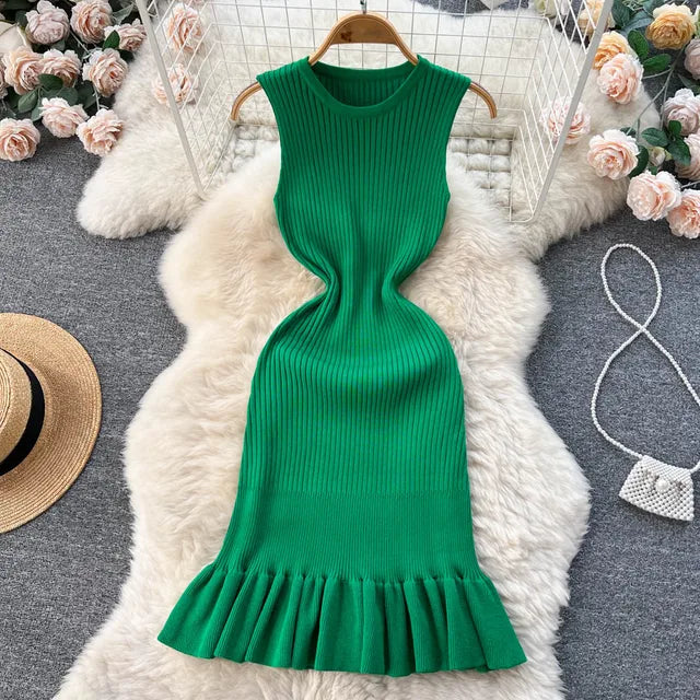 Mocarra | Sexy Paket Hüften Rüschen Minikleid Sommermode