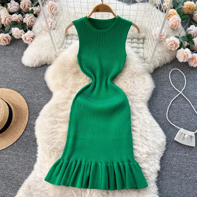 Mocarra | Sexy Paket Hüften Rüschen Minikleid Sommermode