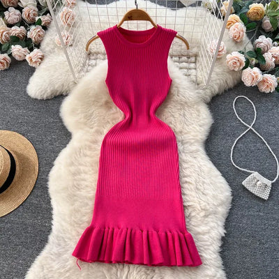 Mocarra | Sexy Paket Hüften Rüschen Minikleid Sommermode