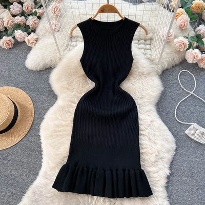 Mocarra | Sexy Paket Hüften Rüschen Minikleid Sommermode