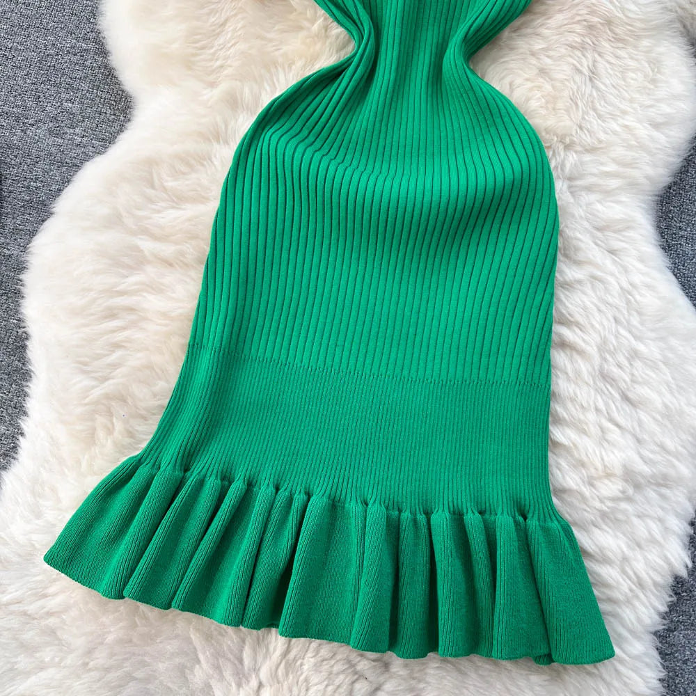 Mocarra | Sexy Paket Hüften Rüschen Minikleid Sommermode