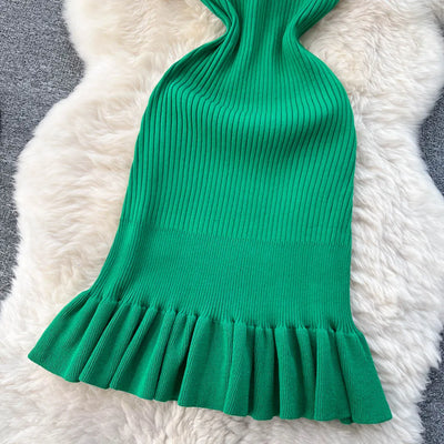 Mocarra | Sexy Paket Hüften Rüschen Minikleid Sommermode