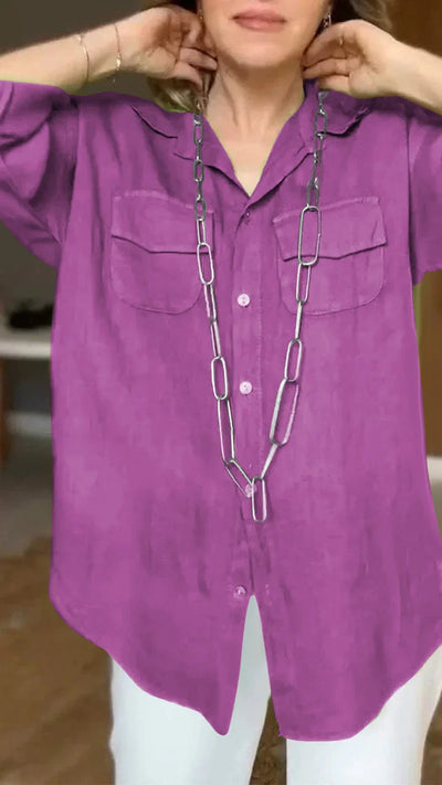 Mocarra | Sommer Revers Atmungsaktiv Langarmshirt