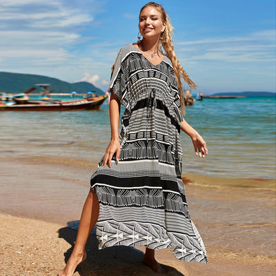 Mocarra | Pumping Belt Beach Cover-up Sonnenschutz Shirt Kleid