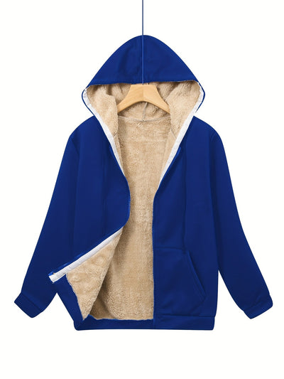 Madison | Plüsch Warmer Hoodie aus Samt für Herbst und Winter