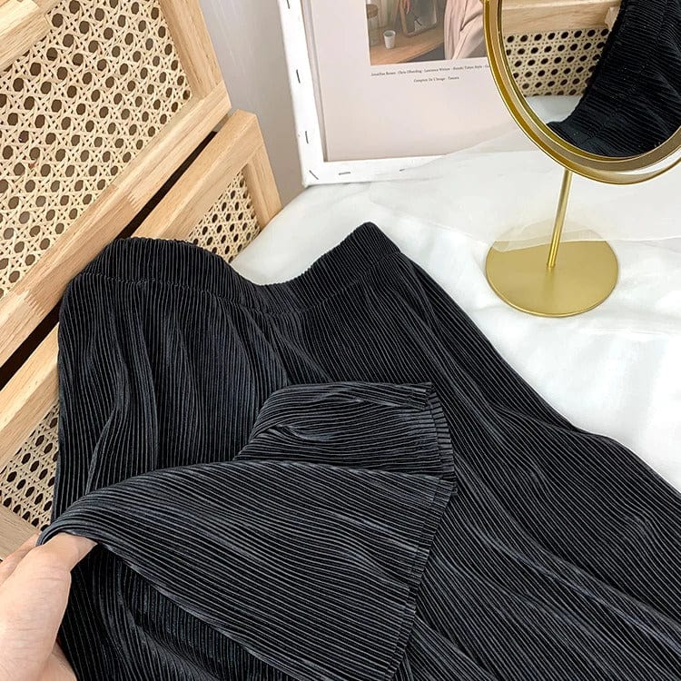 ANGELICA - Lässige Hose mit geradem, weitem Bein