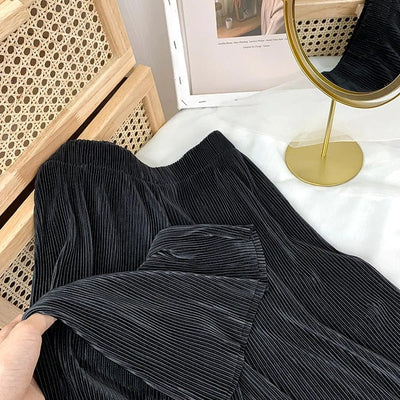 ANGELICA - Lässige Hose mit geradem, weitem Bein