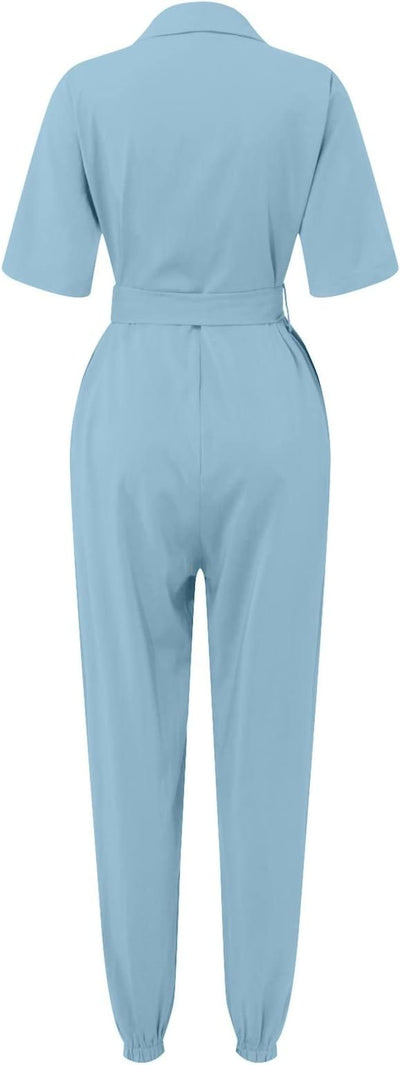 ANGELIQUE - Einfacher Sommer-Jumpsuit