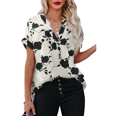 Mocarra | New Floral Print Kurzarmhemd für Frauen