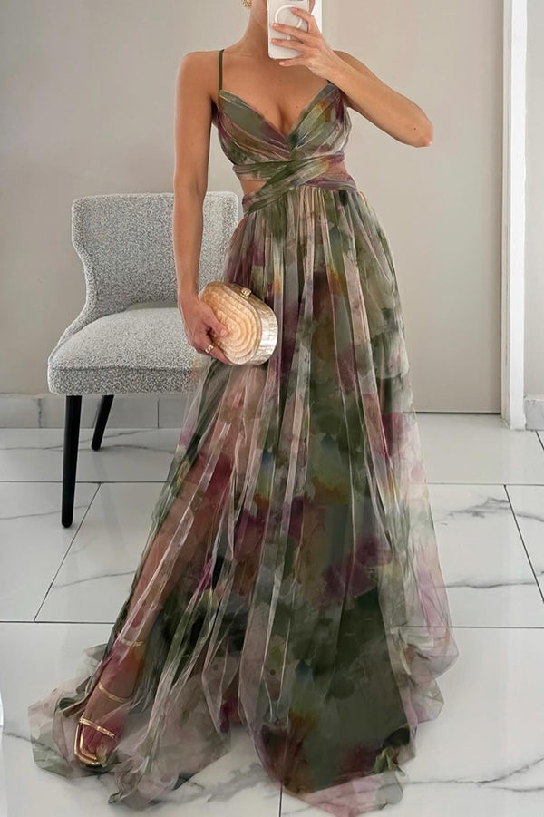 Druilla - Lange Kleider mit Blumenmuster