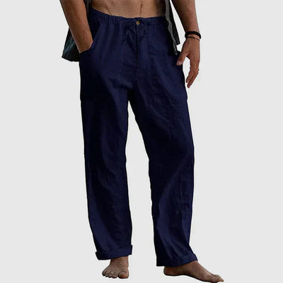 Clarkson - Lässige Leinenhose für den Sommer atmungsaktiv & bequem