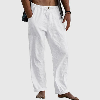 Clarkson - Lässige Leinenhose für den Sommer atmungsaktiv & bequem
