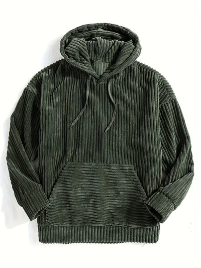 BRAM | PULLOVER MIT KAPUZE AUS CORD