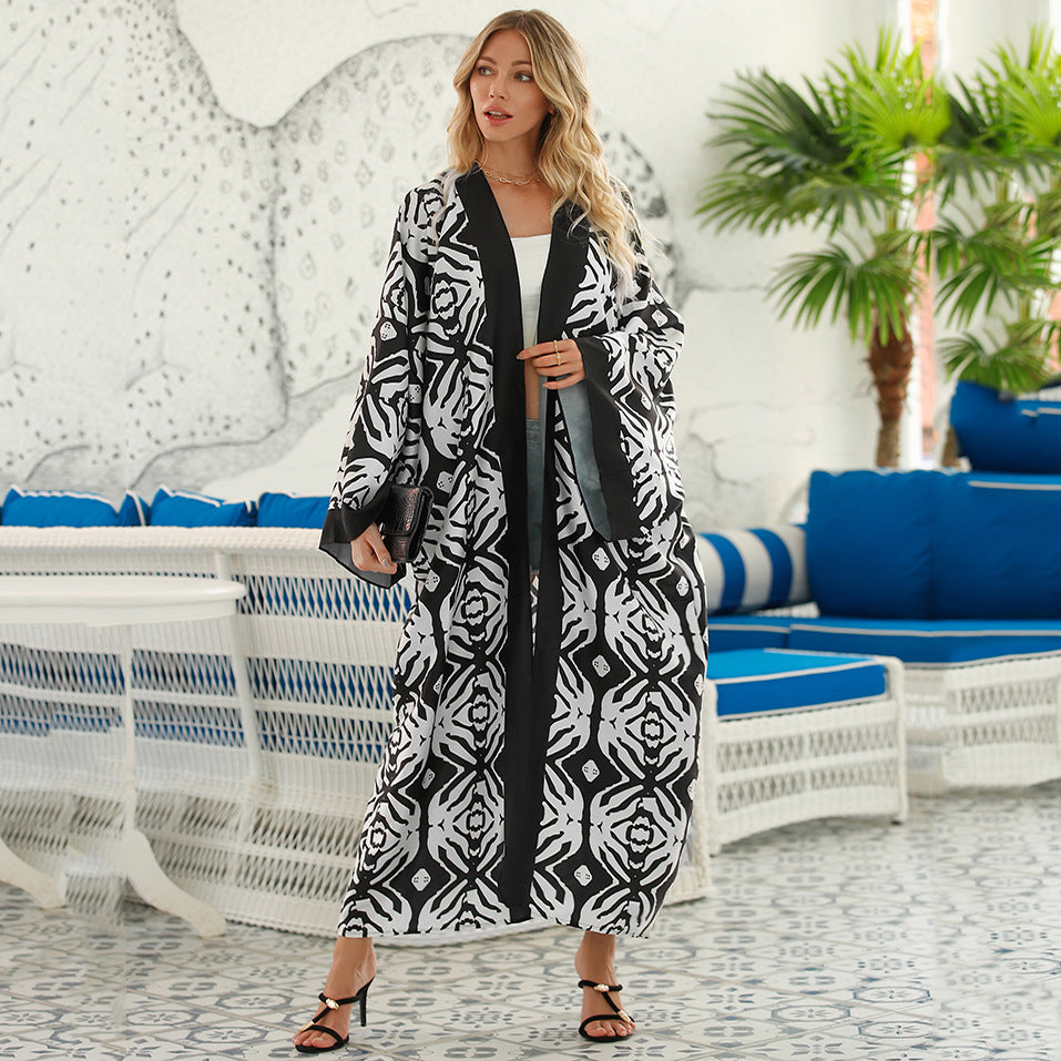 Mocarra | Chic Mode Bohème Langes Kleid Retro Style