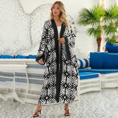 Mocarra | Chic Mode Bohème Langes Kleid Retro Style