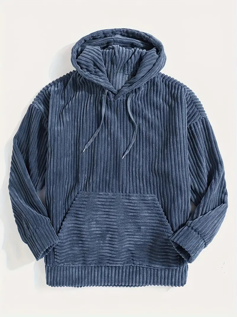 BRAM | PULLOVER MIT KAPUZE AUS CORD