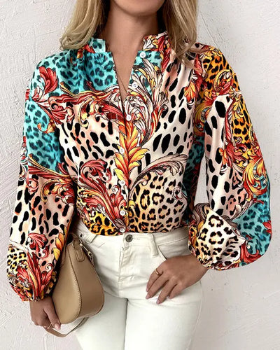 Mocarra | Stylische Bluse mit Leopardenmuster für Frauen 2024
