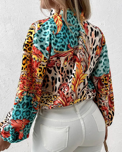 Mocarra | Stylische Bluse mit Leopardenmuster für Frauen 2024