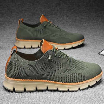 Harris - Karamellfarbene Strick-Sneaker für Herren