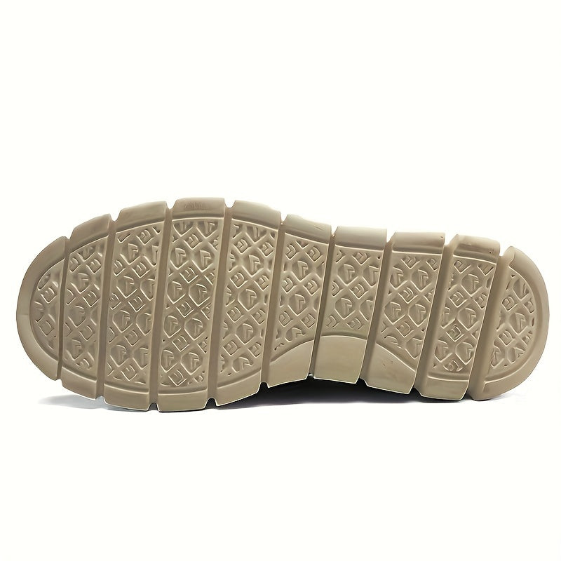 Harris - Karamellfarbene Strick-Sneaker für Herren