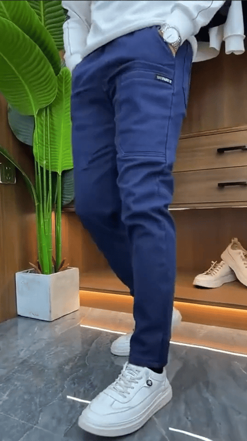 Mocarra | Schlanke Cargo-Hose aus Stretch